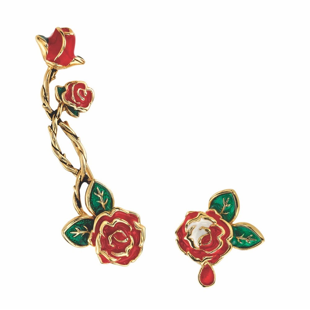 RockLove Disney Alice in Wonderland Ear Climber & Stud (Rare! Discontinued!)